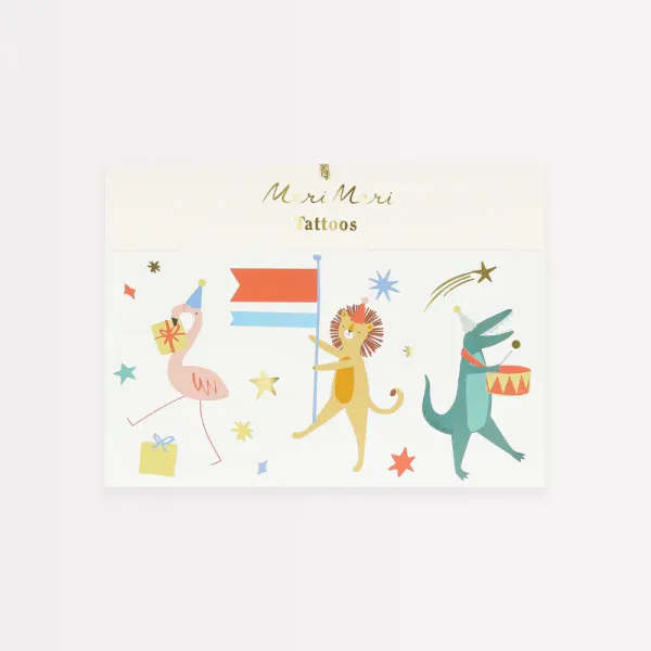 Hovedbilde TATOVERINGER – Dyreparade – Meri Meri