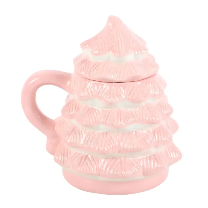 KOPP MED LOKK – Rosa juletre – Something Different