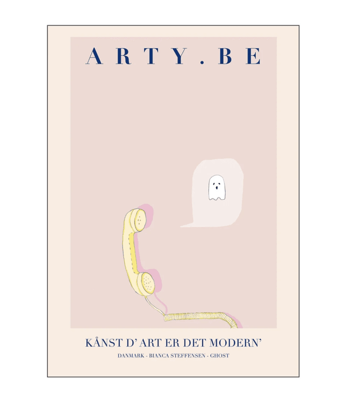PLAKAT - Spøgelse - A3 - Bianca Steffensen