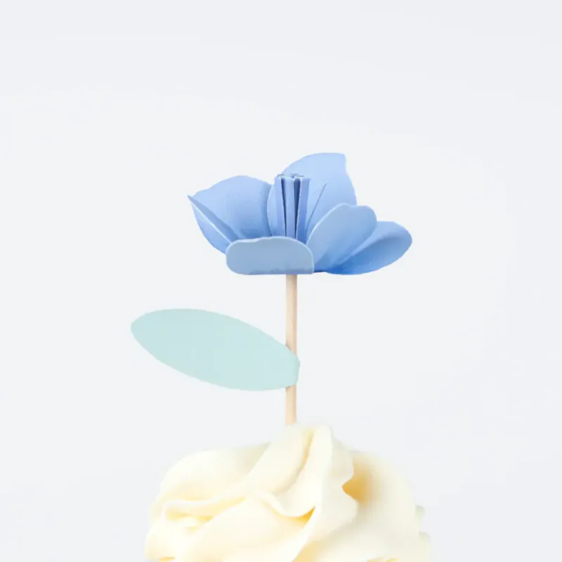 MUFFINSSETT – Enhjørninger og blomster – Meri Meri