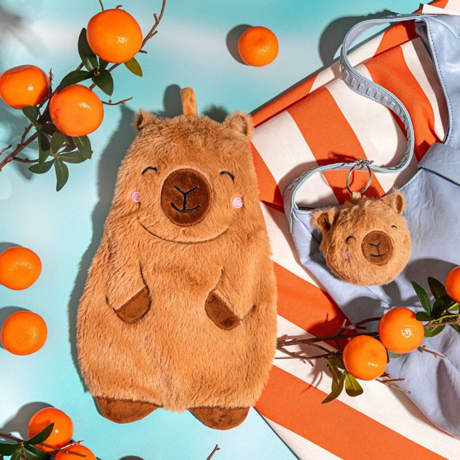 Hovedbilde NØKKELRING – Capybara – Stressball - Sass & ...