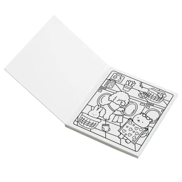 Hovedbilde FARGELEGGINGSBOK – Happy Street – Sunny Vibes