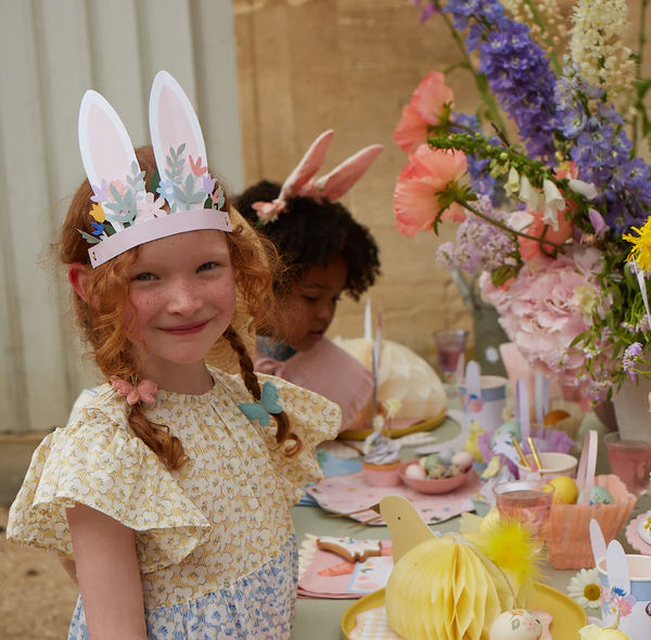 Hovedbilde KANINØRER – Blomster – 8 pk – Meri Meri