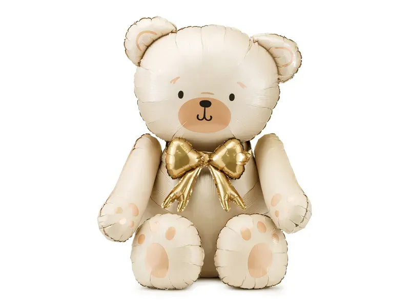 FOLIEBALLONG – Bamse krem – PartyDeco