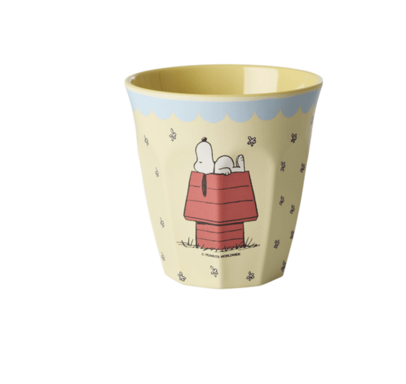 MEDIUM KOPP  – Krem Snoopy Print – Rice x Peanuts
