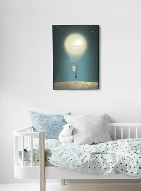 Hovedbilde PLAKAT - Drøm - Vissevasse 50 x 70 cm.