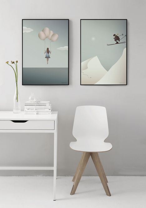 Hovedbilde PLAKAT - Ballong Drøm - Vissevasse 50 x 70 cm.
