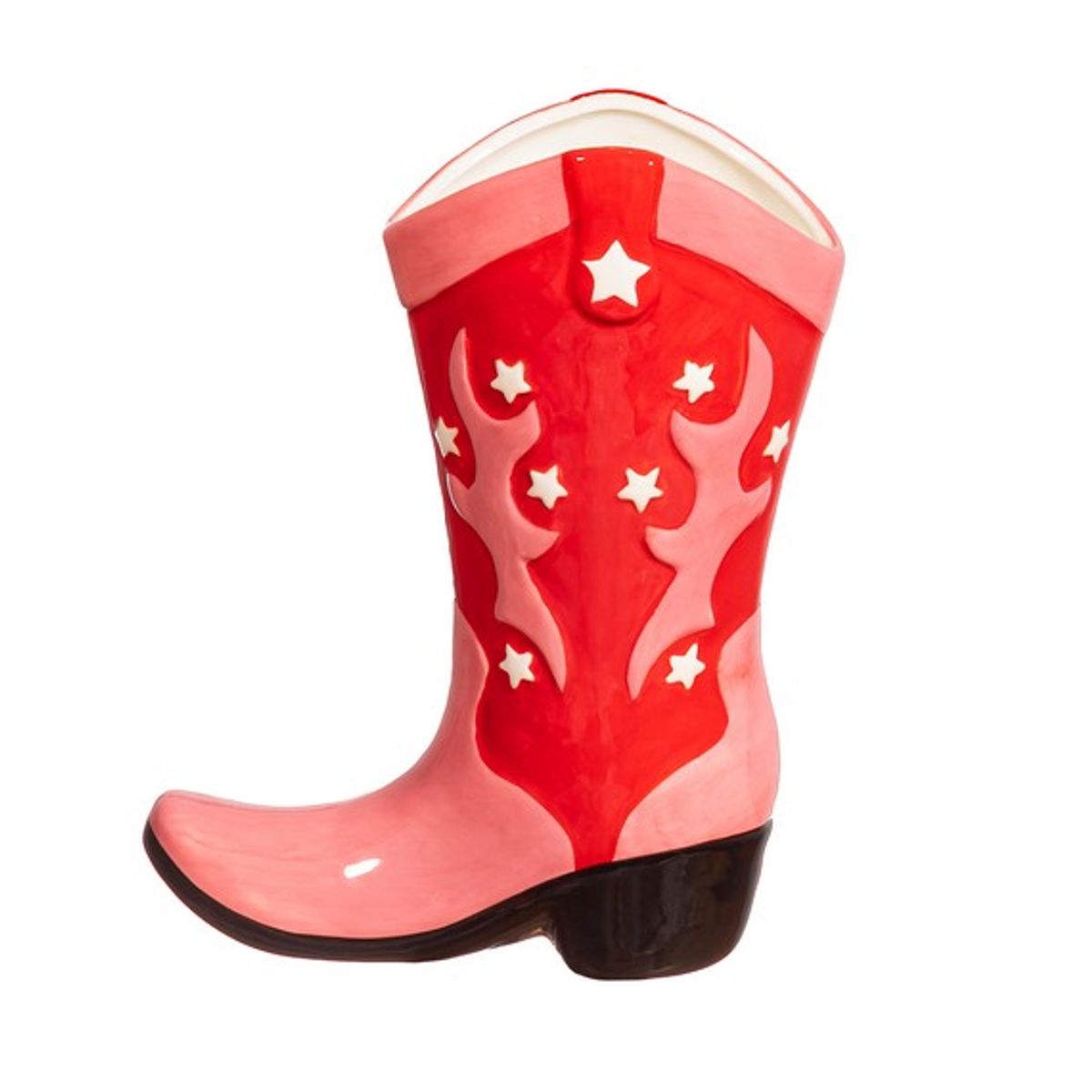 VASE - Cowboy Støvler - Rosa / Rød - Sass & Belle