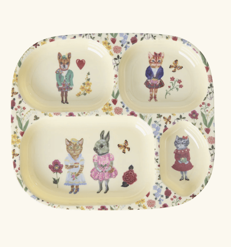 BABY SPISESETT – Katt & Venner – Rice x Nathalie Lété
