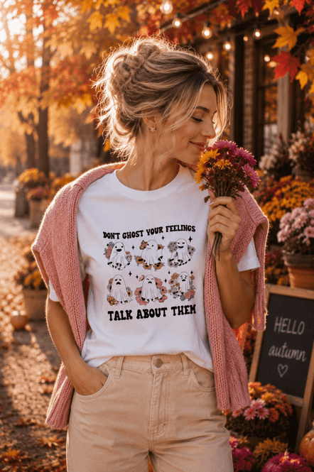 Hovedbilde T-SKJORTE – Don’t Ghost Your Feelings – ...