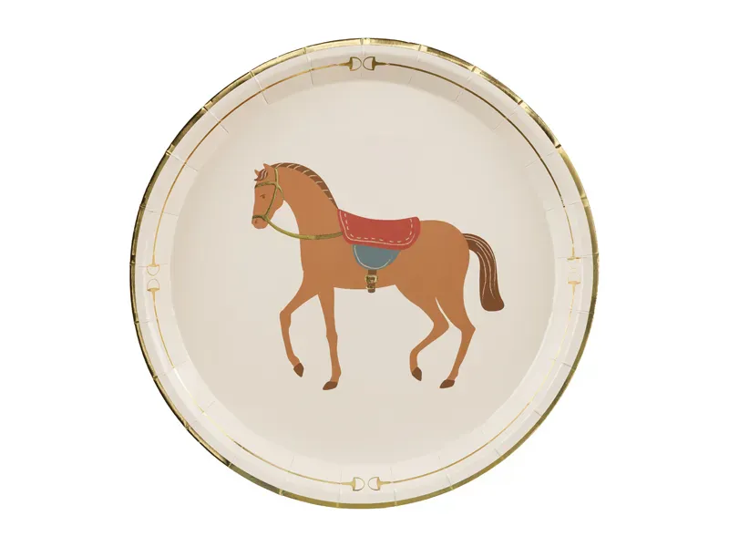 PAPPASJETTER - Hest - 6 pk - PartyDeco