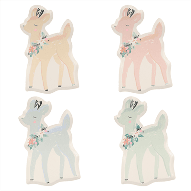 Hovedbilde PAPPASJETTER – Pastellrådyr – 8 pk – Meri ...