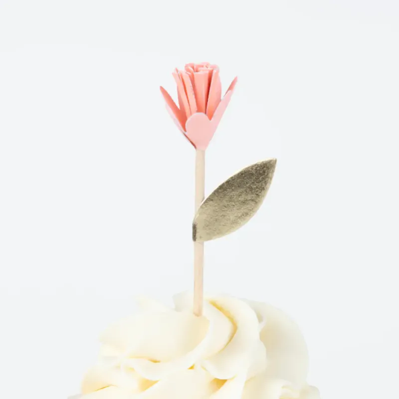 MUFFINSSETT – Enhjørninger og blomster – Meri Meri