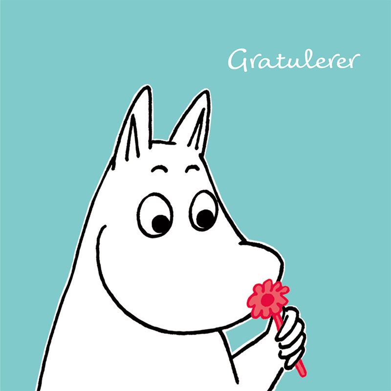 MUMMIKORT - Blå -  Gratulerer