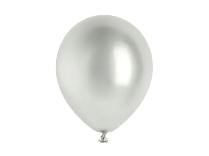 Hovedbilde BALLONGER - Glossy - Sølv - 30 cm - 10 pk - PartyDeco