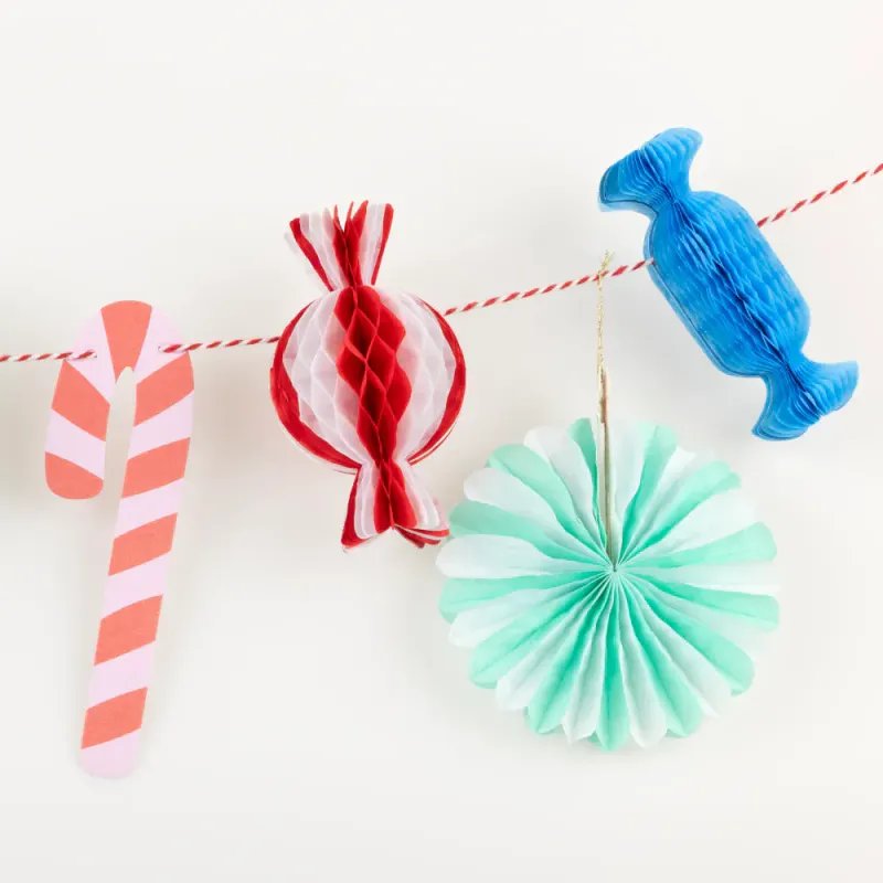 GIRLANDER – Christmas Candy Mini Honeycomb – Meri Meri