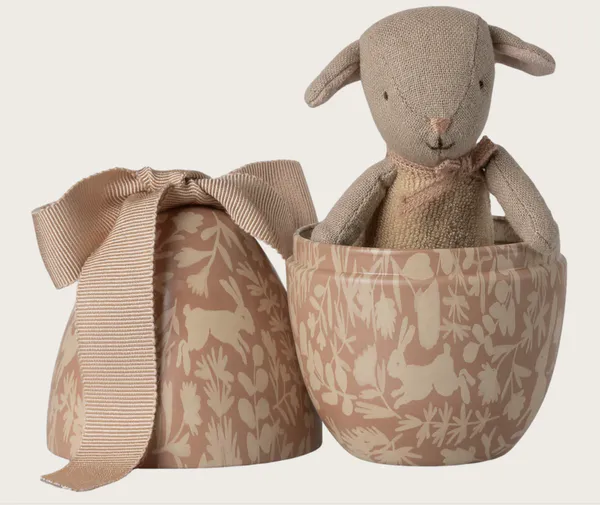 Hovedbilde LAM – I lite metalleegg med sløyfe – Powder ...