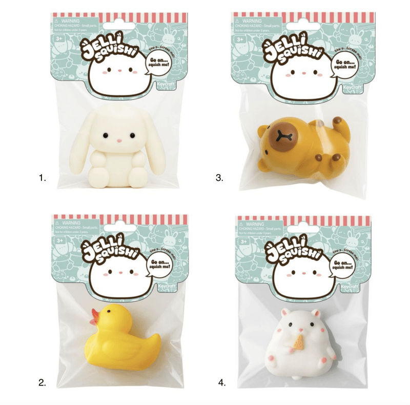 SQUISHY – Jelli Squishi Pets – Keycraft