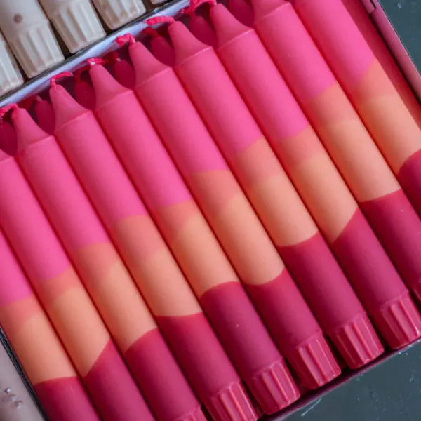 Hovedbilde HÅNDLAGET STEARINLYS – Cozy Fall Vibes – Rosa, ...