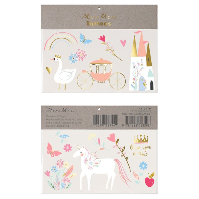 Hovedbilde TATOVERINGER – Prinsesse – Meri Meri