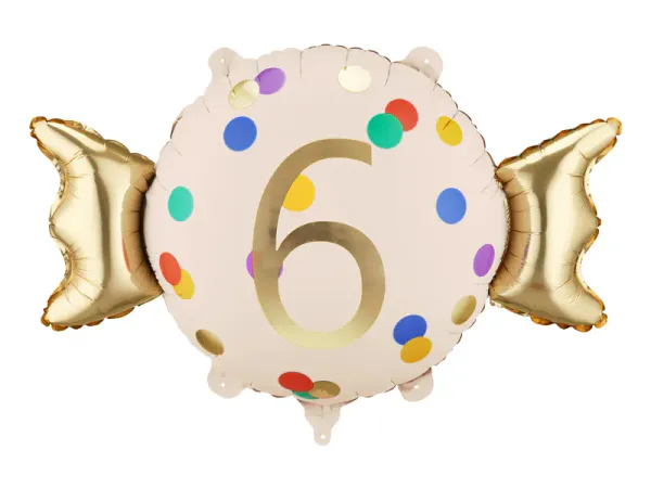 Hovedbilde FOLIEBALLONG – Candy Dots – Tall 6 – ...