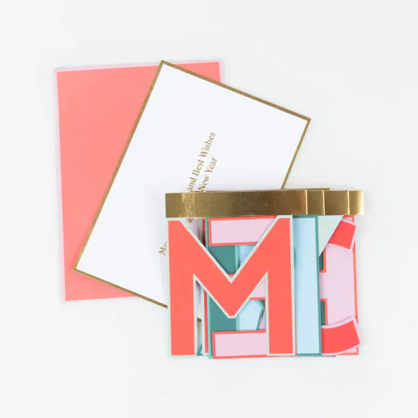 Hovedbilde KORT – Merry Christmas – Meri Meri