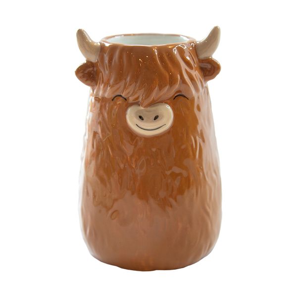 Bilde av LITEN VASE - Highland Cow