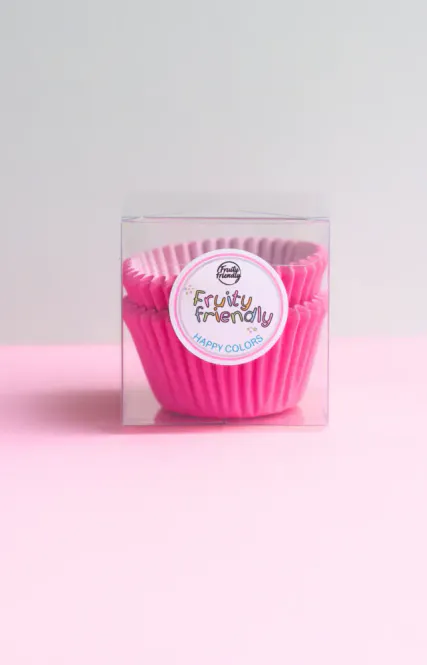 Hovedbilde MUFFINSFORMER - Mørk Rosa - Fruityfriendly