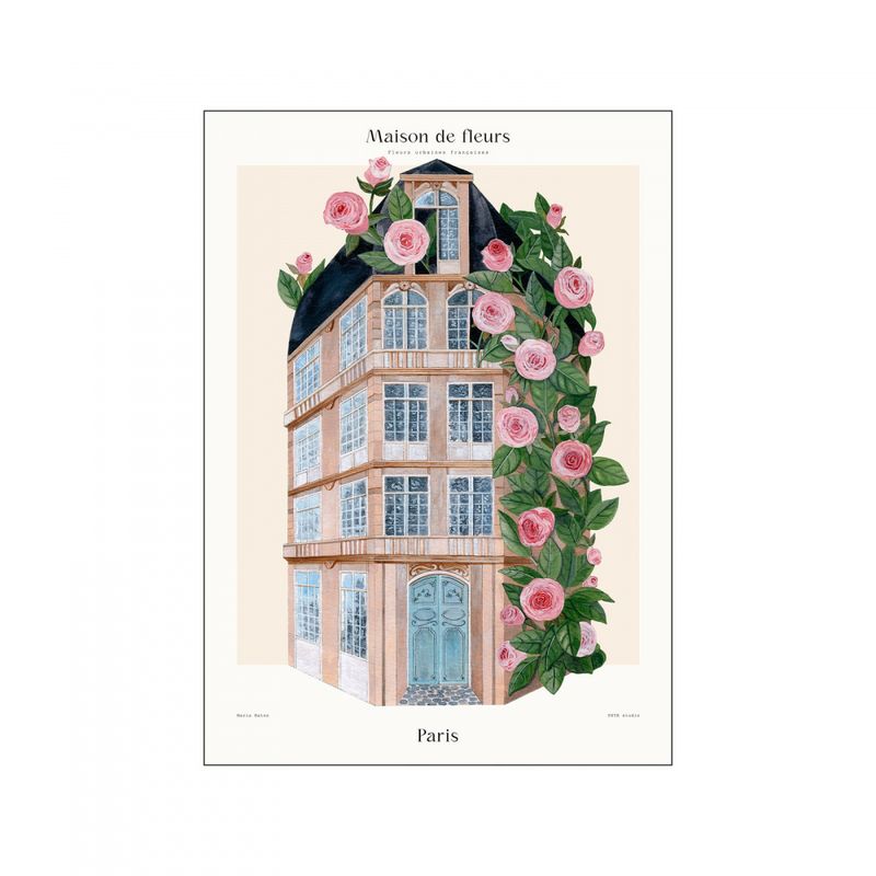 PLAKAT - Matos - Maison de Fleurs - Paris - 30 x 40 cm.
