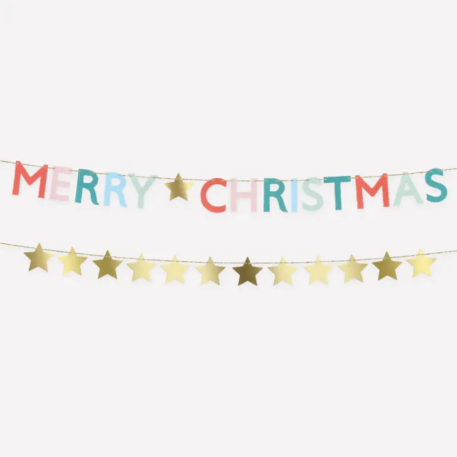 Hovedbilde GIRLANDER – Merry Christmas mini – 2 stk ...