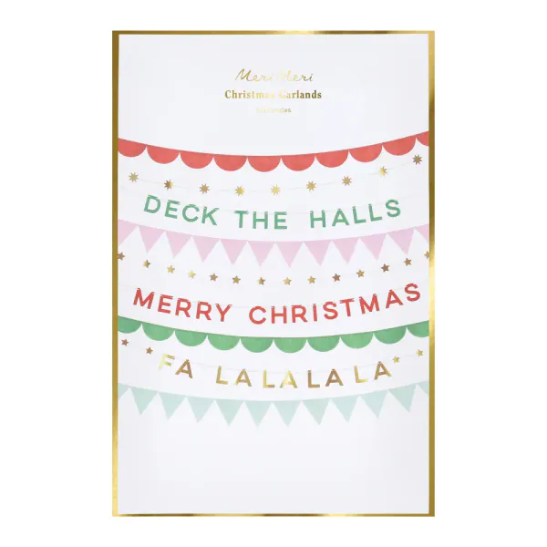 Hovedbilde GIRLANDER – Merry Christmas Deck The Halls – 9 ...