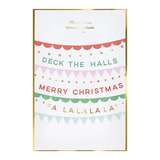Hovedbilde GIRLANDER – Merry Christmas Deck The Halls – 9 ...