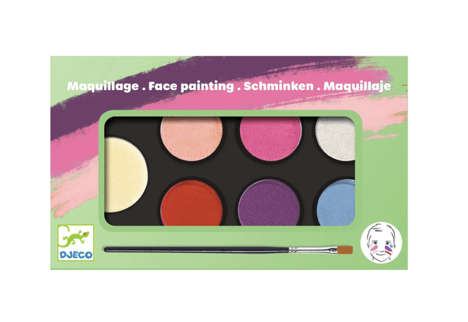 Hovedbilde ANSIKTSMALING – 6 pastellfarger – Djeco