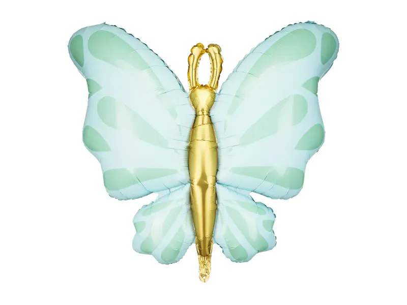 FOLIEBALLONG – Sommerfugl mint – PartyDeco