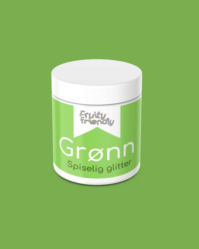 GLITTERPULVER  - Grønn - Fruityfriendly