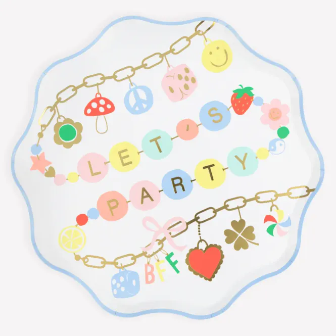 Hovedbilde PAPPTALLERKNER – Let's Party Charms – 8-pk ...