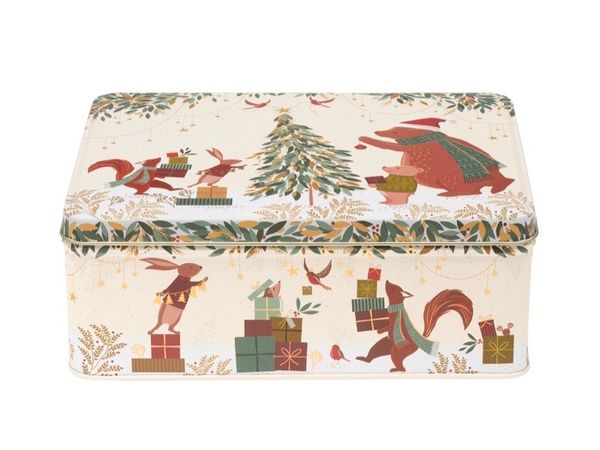 Hovedbilde KAKEBOKS – Woodland Bear Cream – Sara Miller