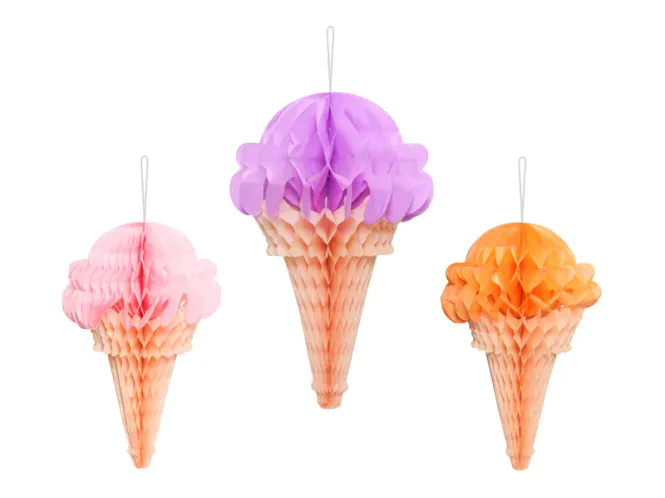 Hovedbilde OPPHENG – Iskrem – 3 pk – PartyDeco