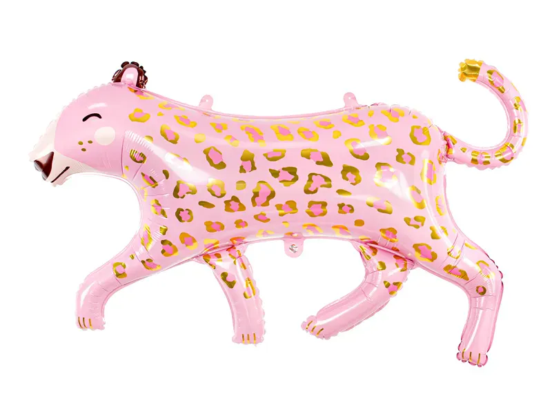 BALLONG – Leopard – Rosa og gull – PartyDeco