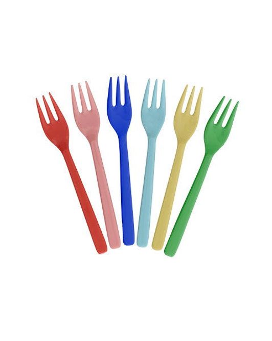Hovedbilde GAFLER – Funky farger – 6 pk – Rice