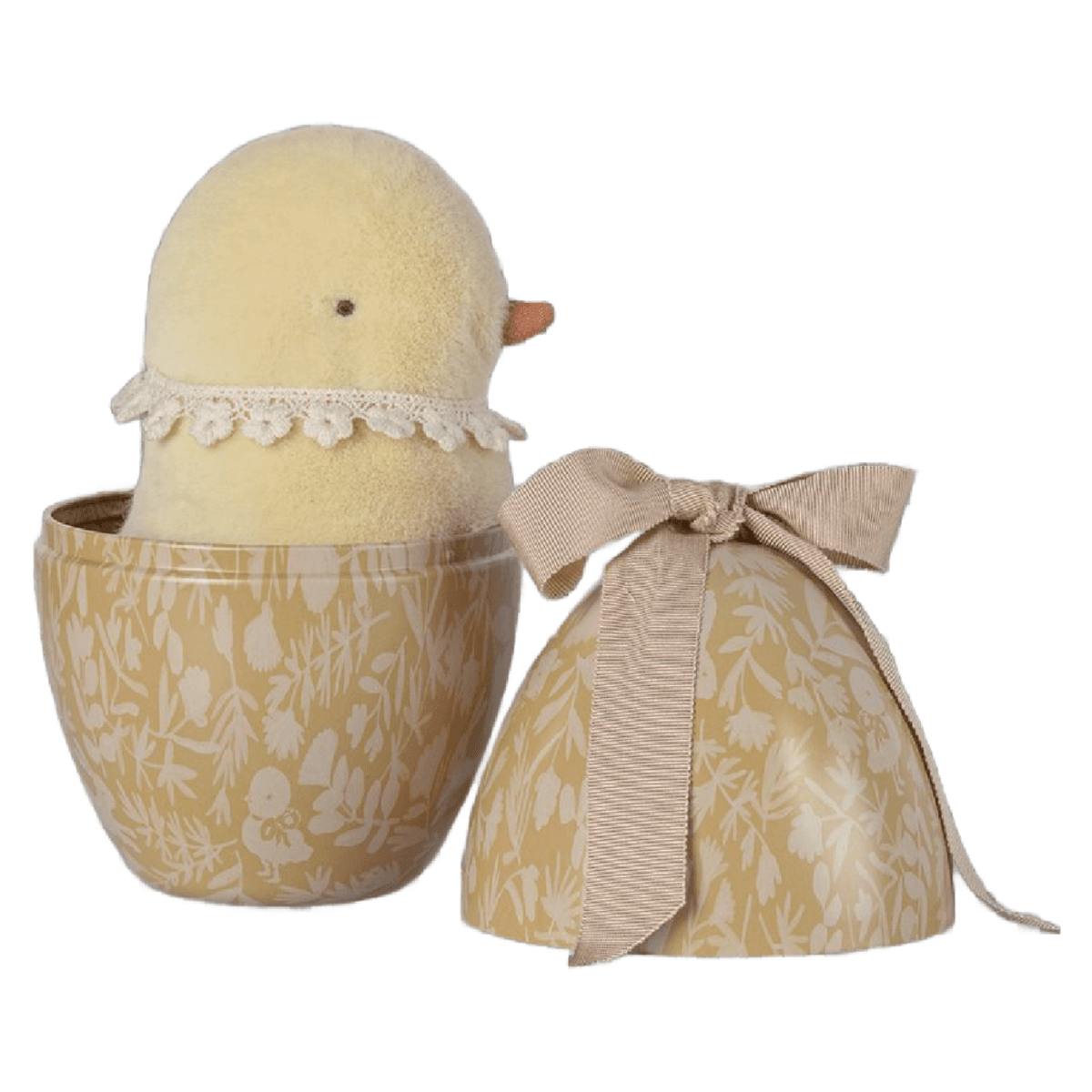 KYLLING – I metalleegg med sløyfe – Maileg