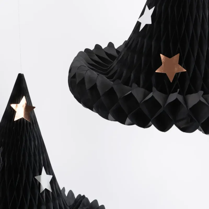 OPPHENG – Heksehatter i honeycomb – 3 stk – Meri Meri