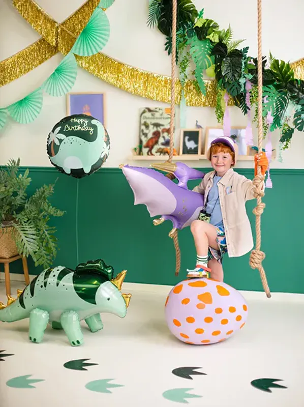 FOLIEBALLONG – Happy Birthday Dinosaur – PartyDeco