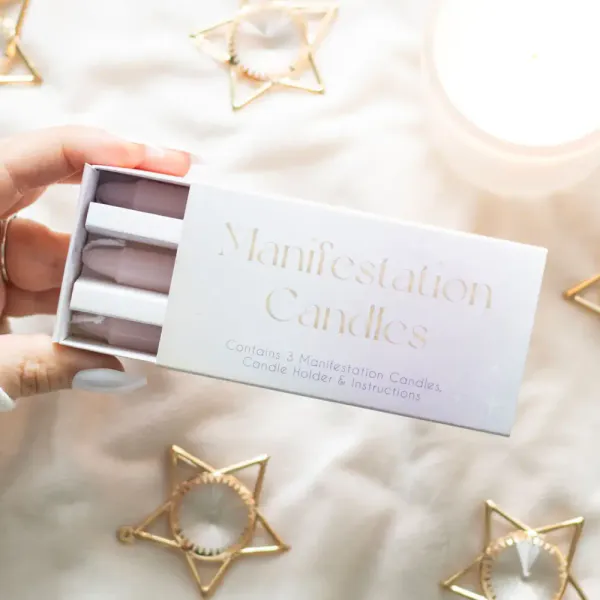 Hovedbilde MAGISKE LYS – Manifestation Spell Candles – 3 ...