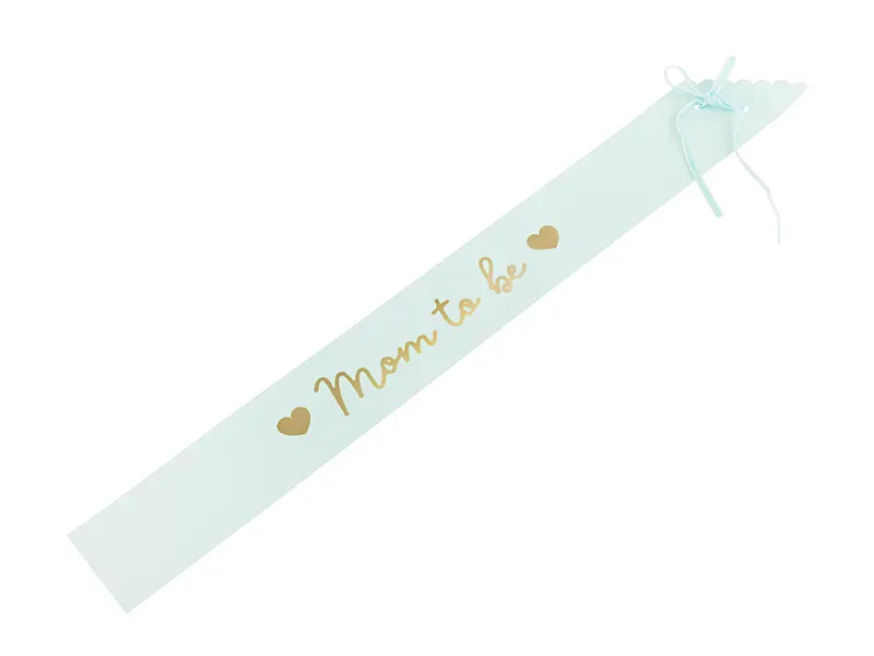 MAMMABÅND – Mom to be blå – PartyDeco