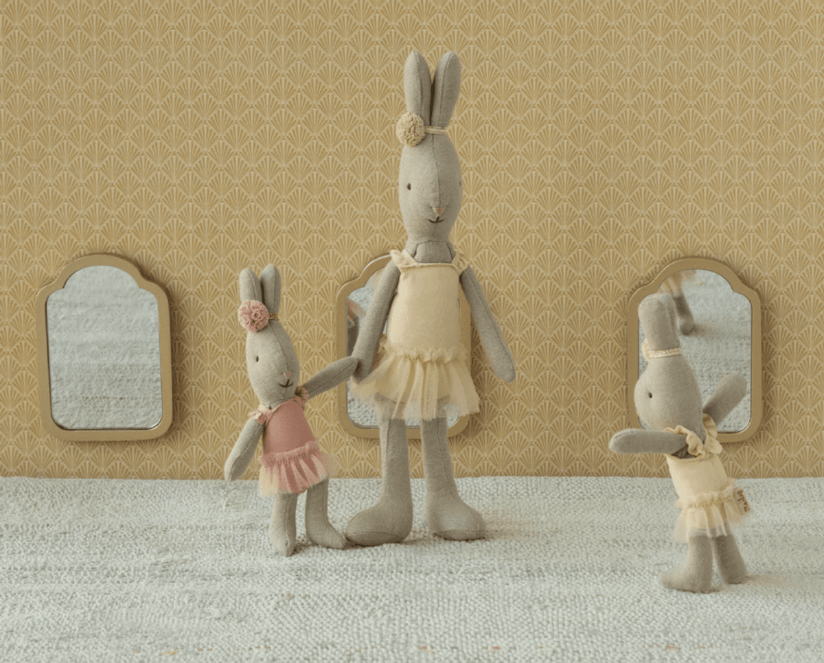 KANIN – Str 1 – Ballettdrakt og skjørt Cream – Maileg