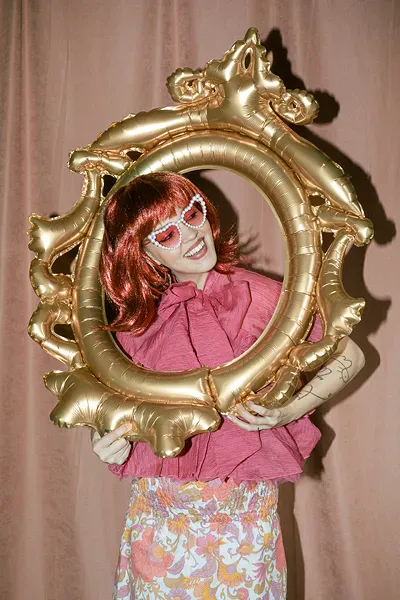 Hovedbilde FOLIEBALLONG – Bilderamme gull – PartyDeco