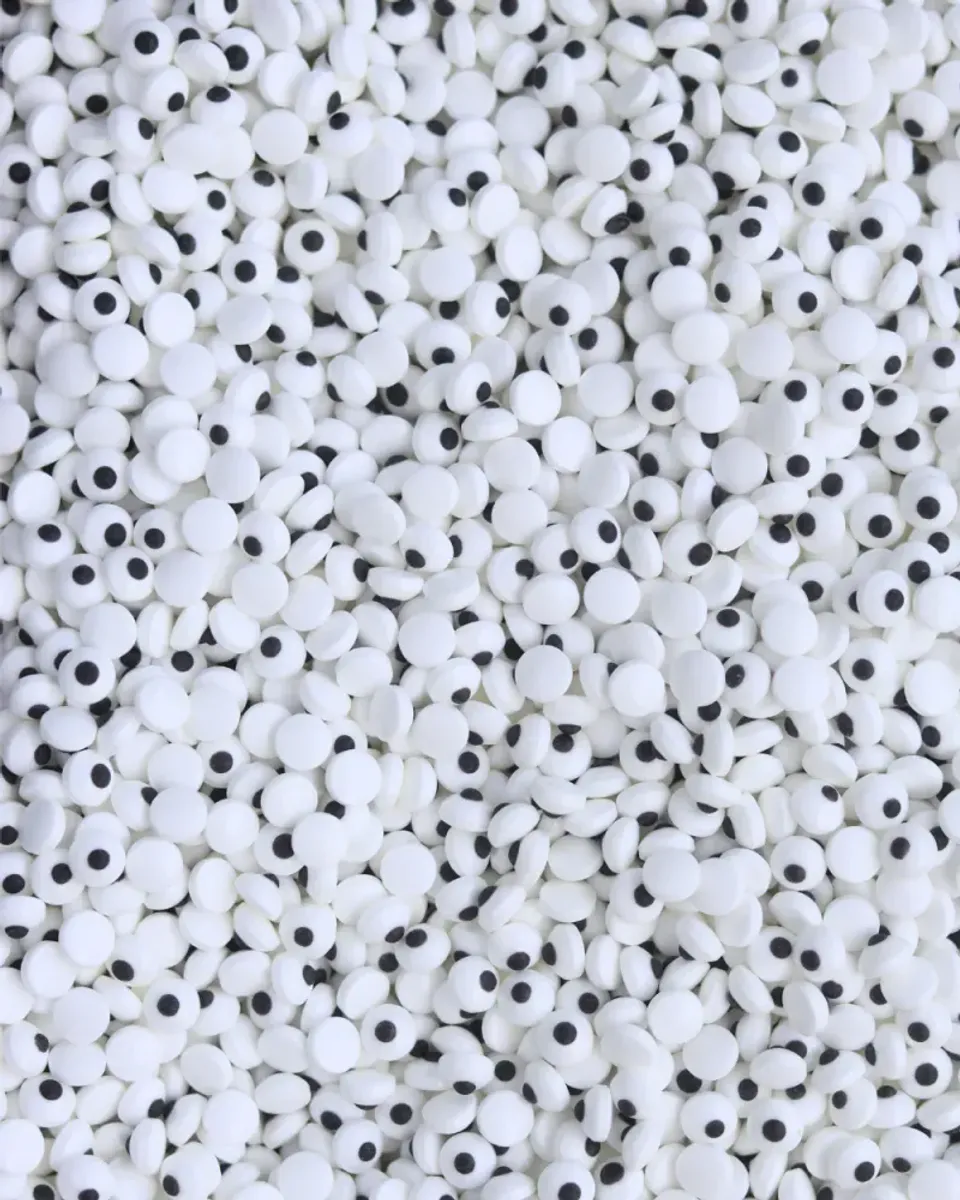 KAKEPYNT - Spiselig Øyne 90g - Fruityfriendly