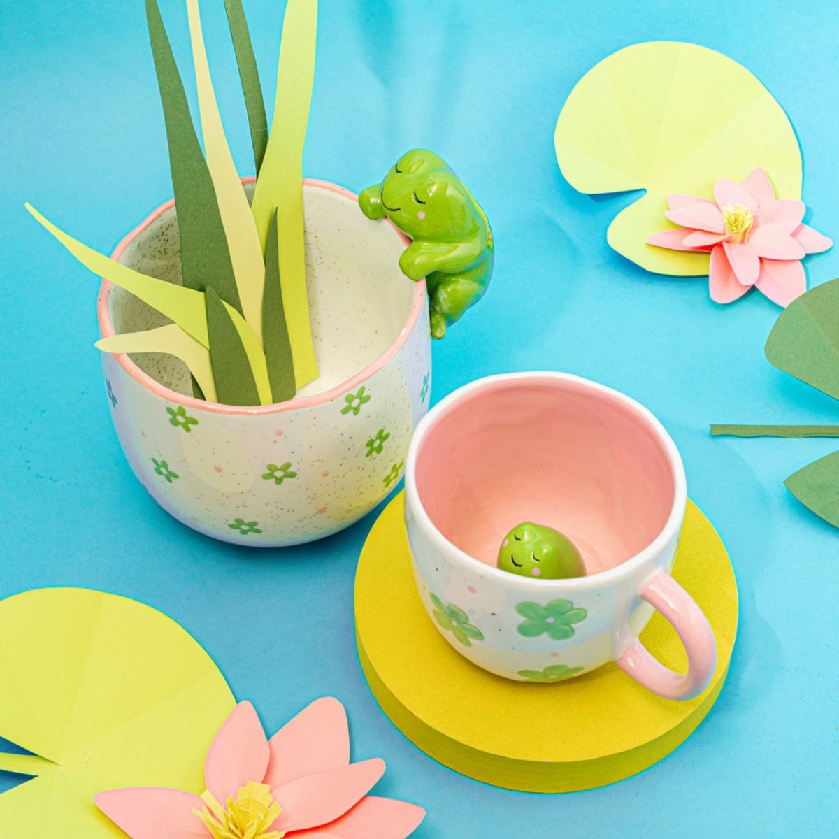 BLOMSTERPOTTE – Frosk på kanten – Sass & Belle