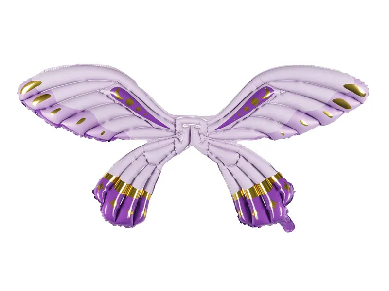 FOLIEBALLONG – Sommerfuglvinger lilla – PartyDeco
